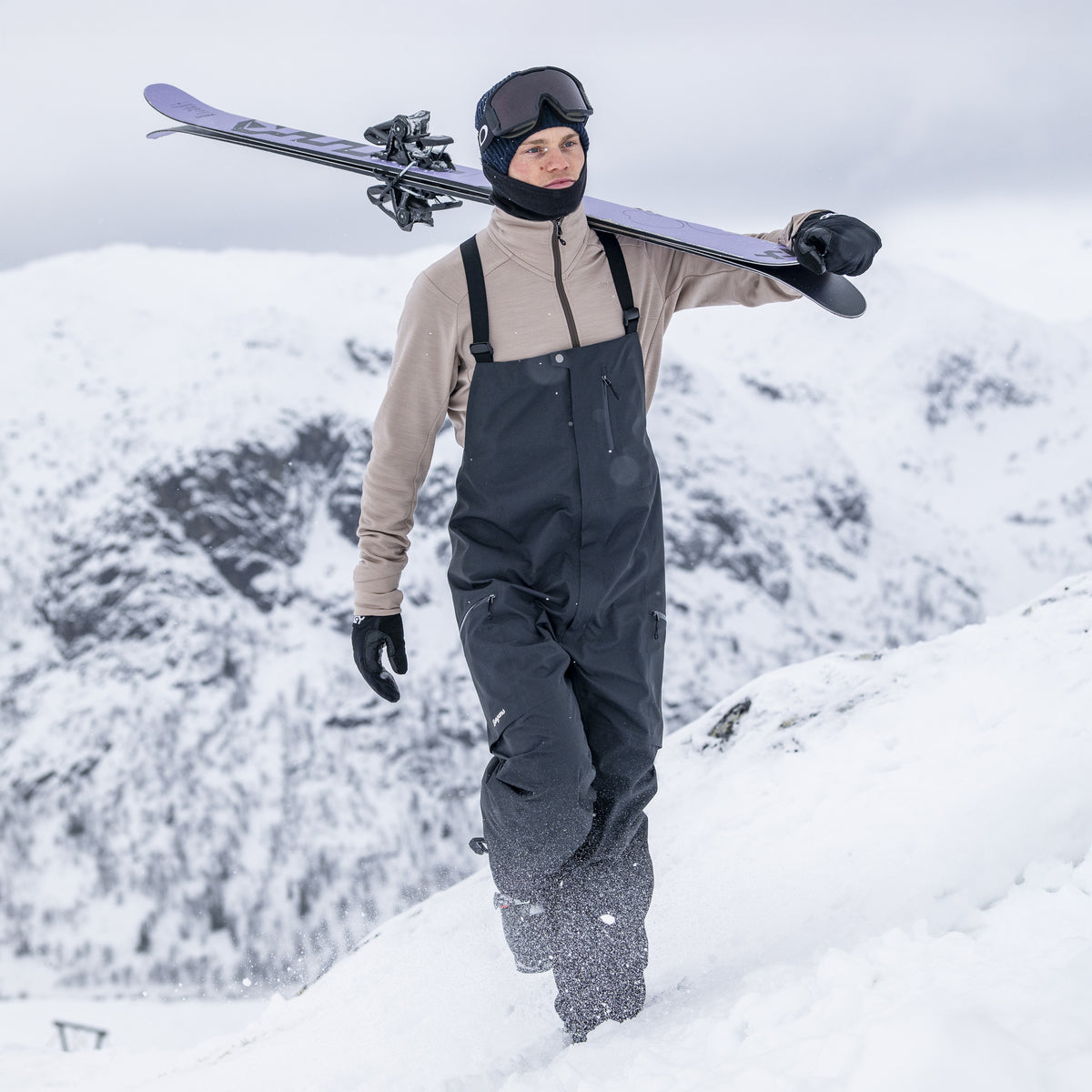 Bergans Oppdal 3L Bib Pants Men Dark Shadow Grey