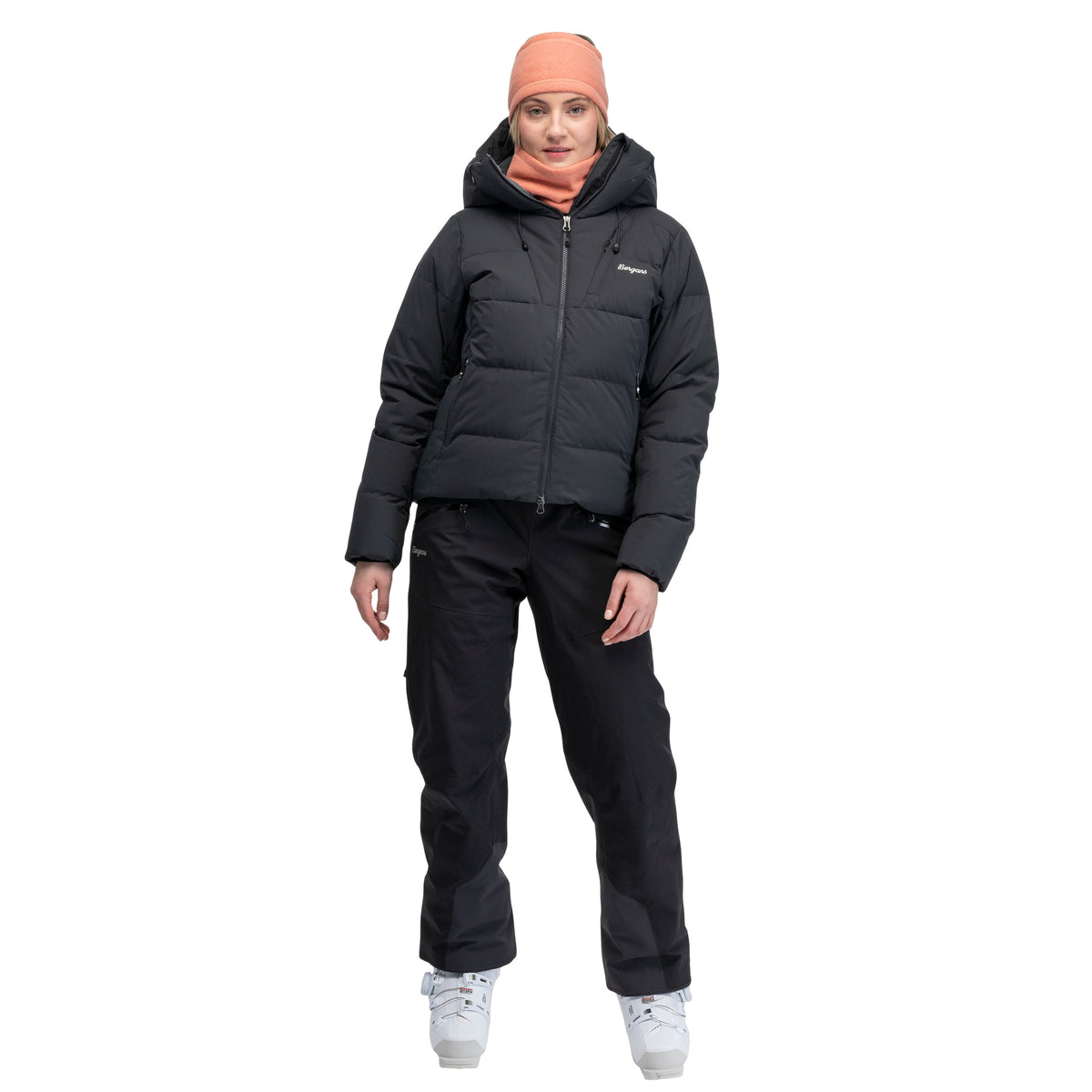 Bergans Oppdal Down Jacket Women Dark Shadow Grey