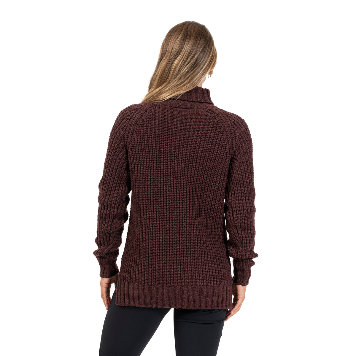 Bergans Nordmarka Merino High Neck Jumper Women Amarone Red