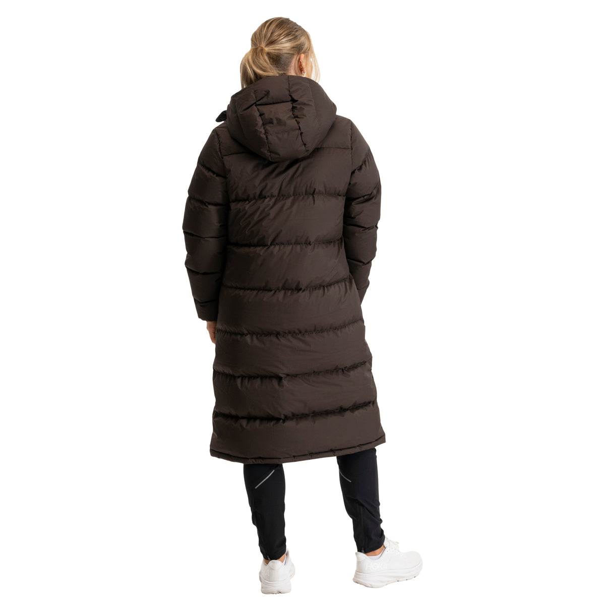Bergans Oslo Down Long Coat Women Dark Chocolate
