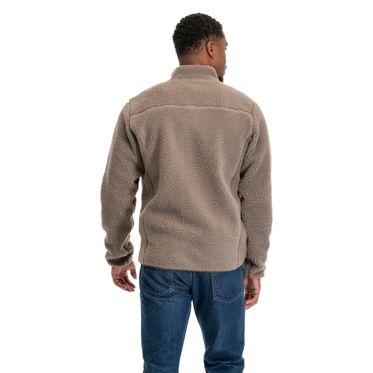 Bergans Lunnan Pile Fleece Jacket Men Rock Taupe
