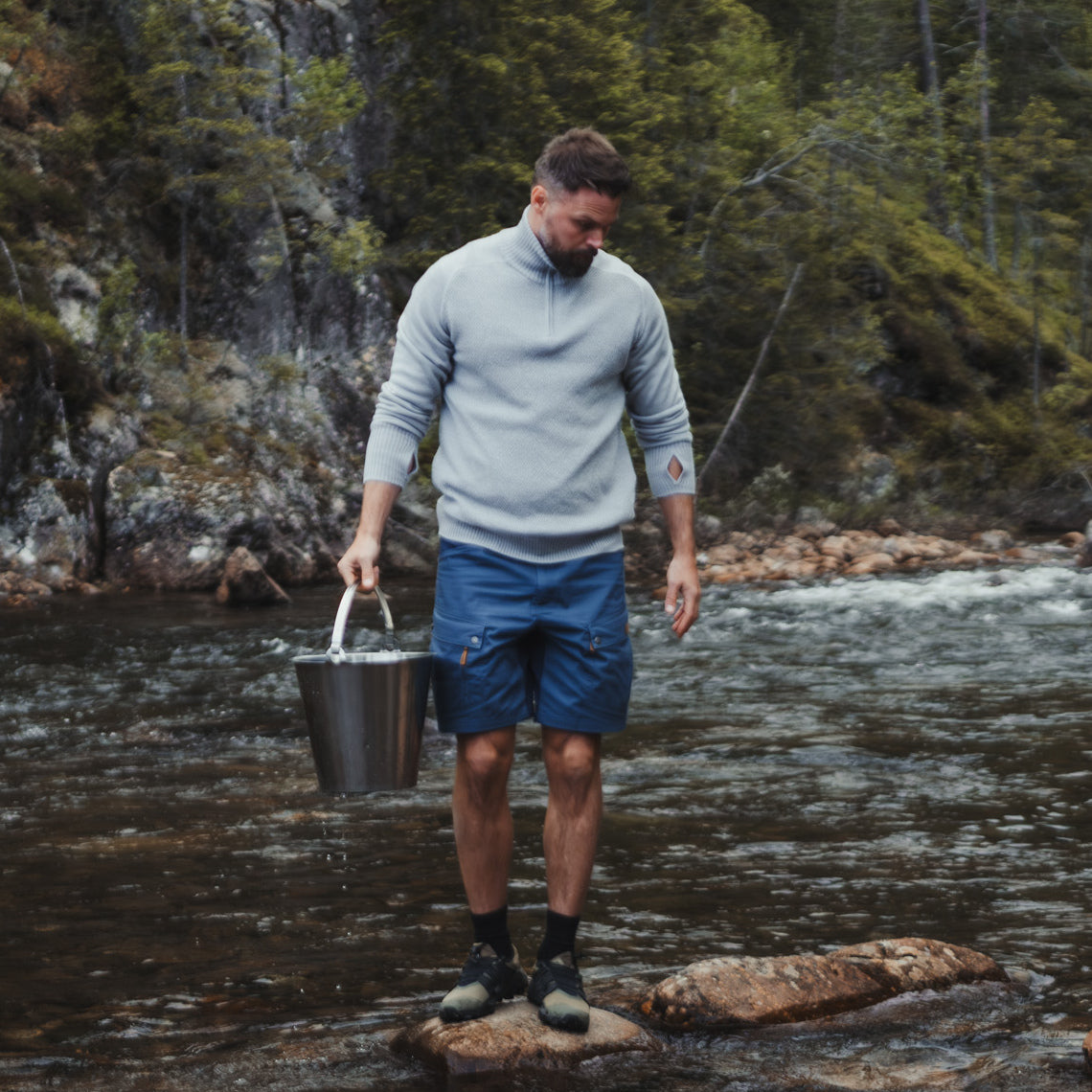 Bergans Ulriken Light Merino Jumper Men Magnesium Grey