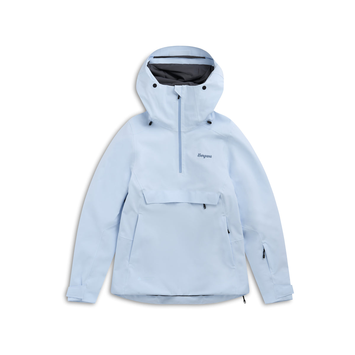 Bergans Oppdal Insulated Shell Anorak Women Light Dusty Blue