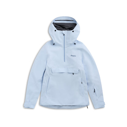 Bergans Oppdal Insulated Shell Anorak Women Light Dusty Blue