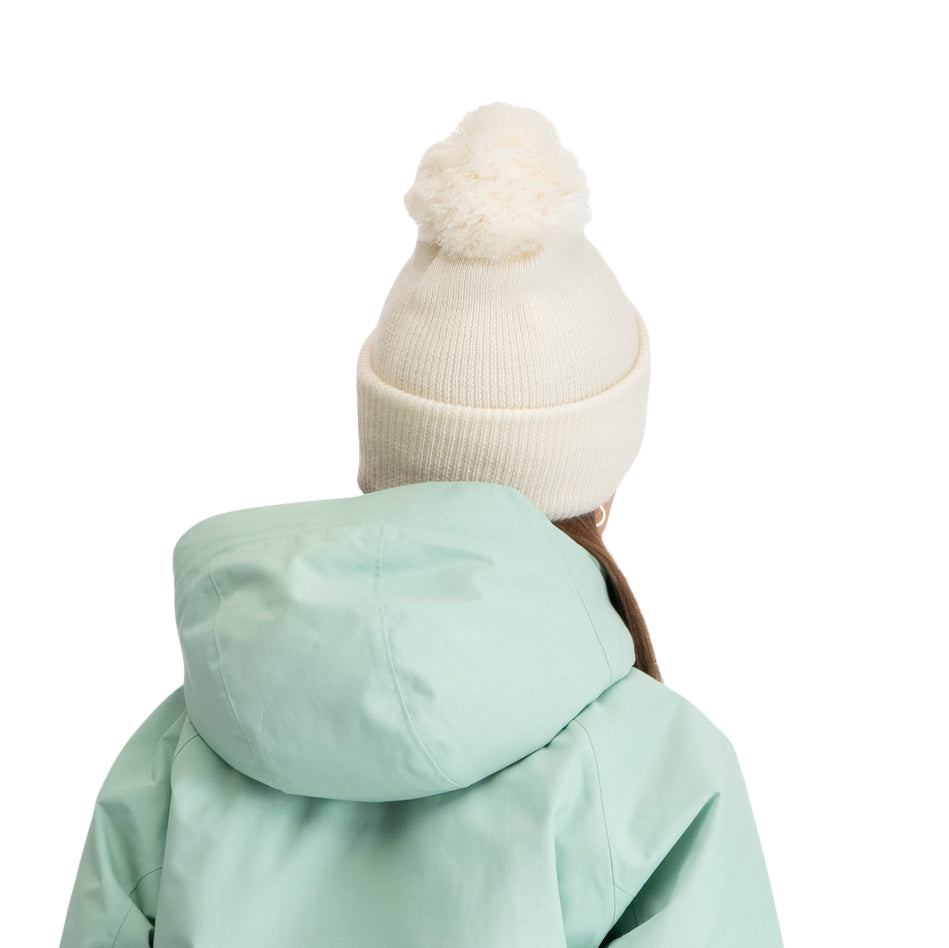 Bergans Storetind Wool Pom Beanie Junior Vanilla White