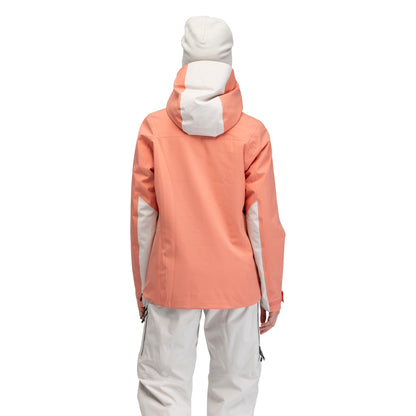 Bergans Oppdal Insulated Shell Anorak Women Light Weathered Red / Bone White