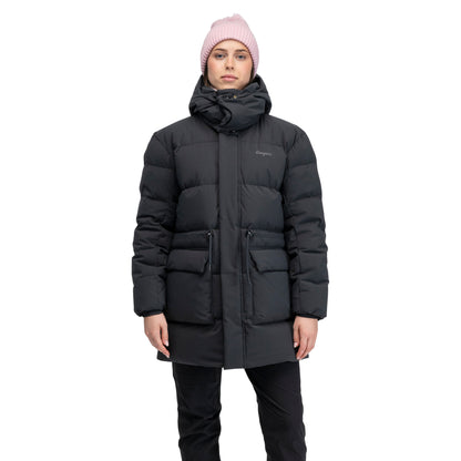Bergans Dyna Down Hood Jacket Women Dark Shadow Grey