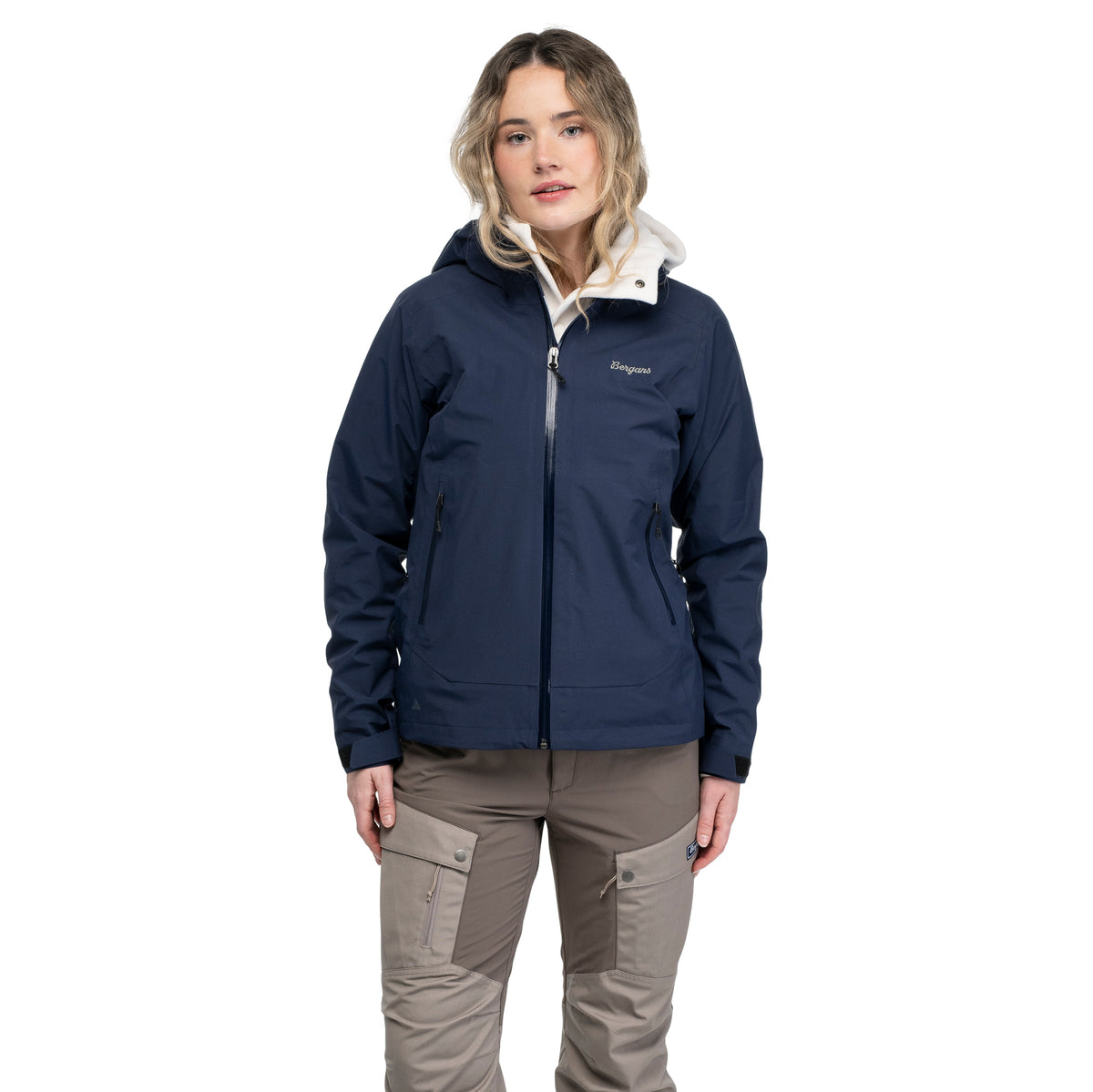 Bergans Essentials 3L Shell Jacket Women Navy Blue