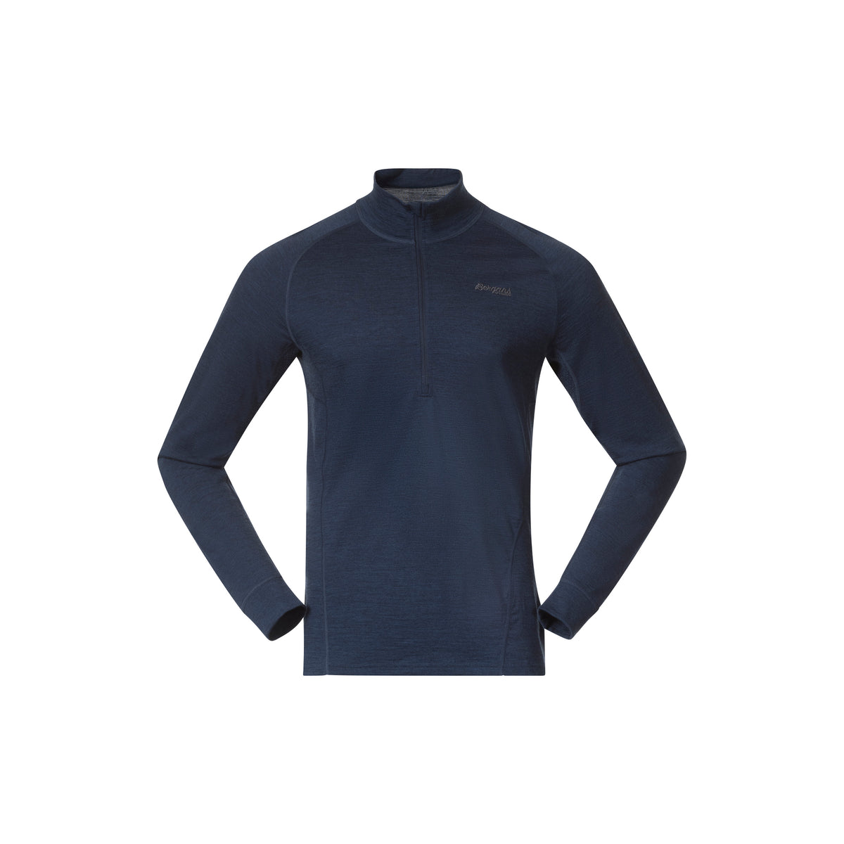 Bergans Inner:Pure Merino Half Zip Men Navy Blue