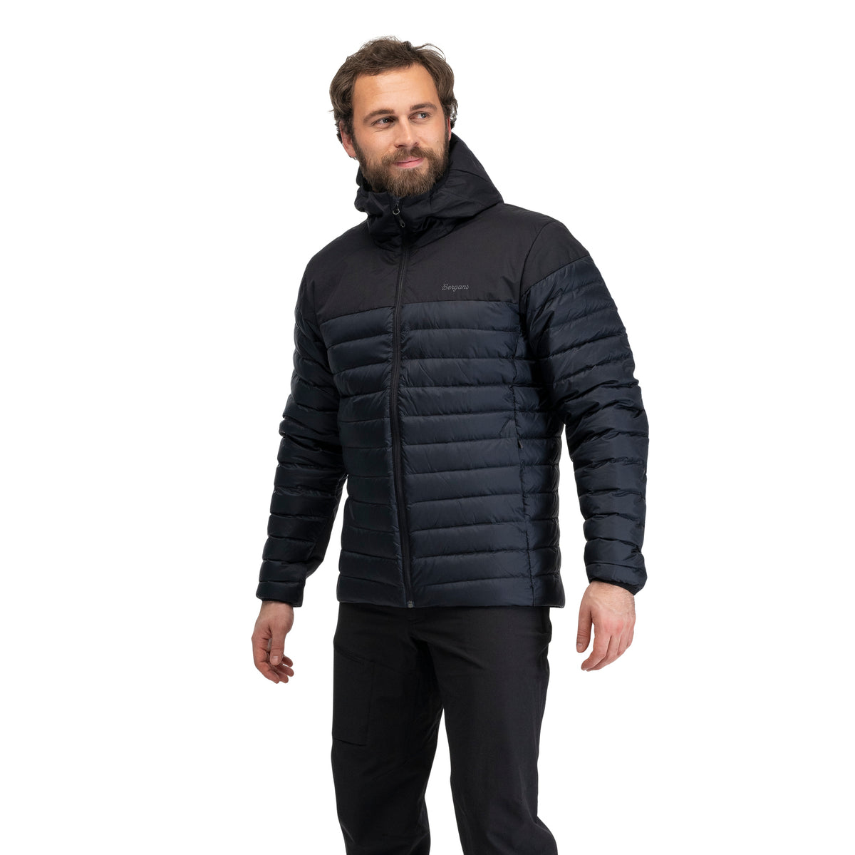Bergans Lom Light Down Hood Jacket Men Black
