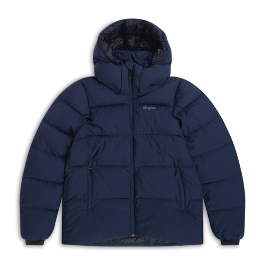 Bergans Lava Warm Down Jacket w/Hood Men Navy Blue