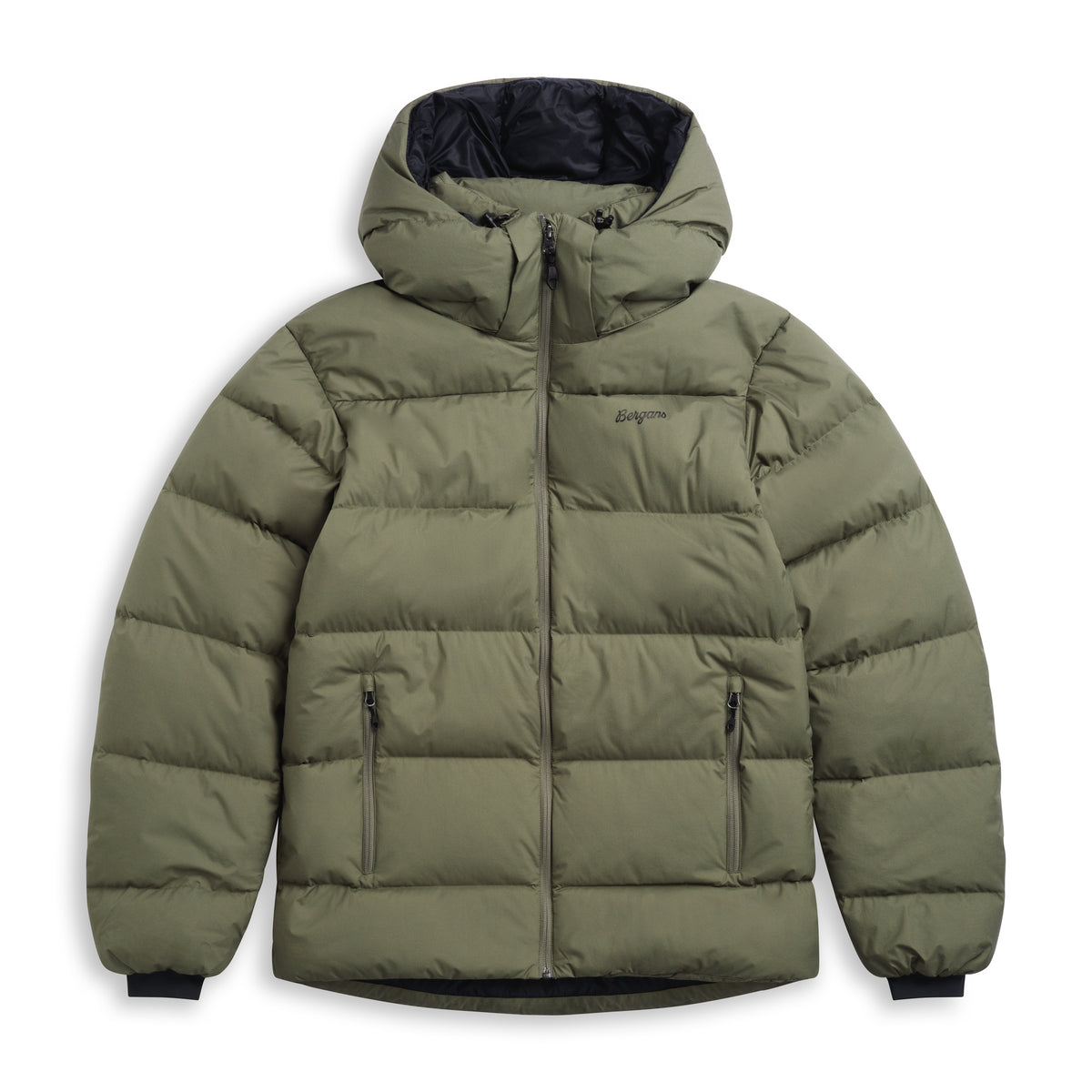 Bergans Lava Warm Down Jacket w/Hood Men Green Mud