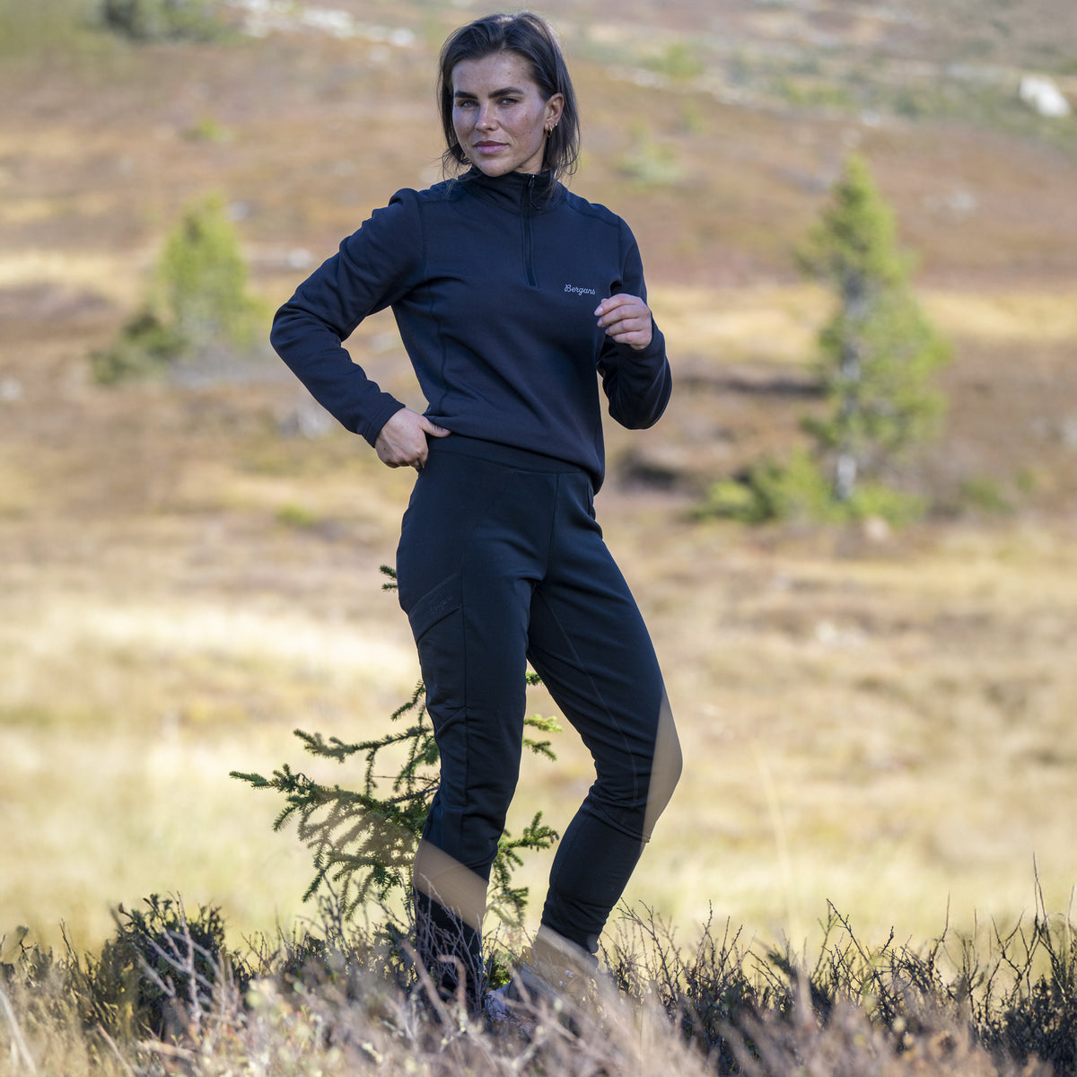 Bergans Fløyen Winter Tights Women Black