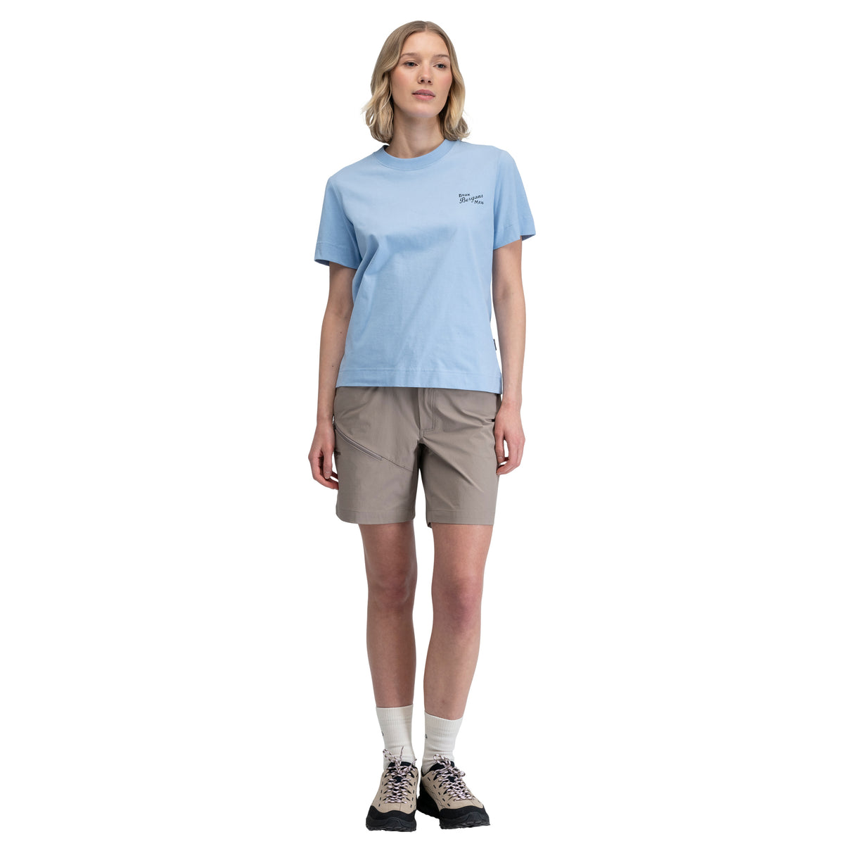 Bergans Rabot Light Softshell Shorts Women Rock Taupe