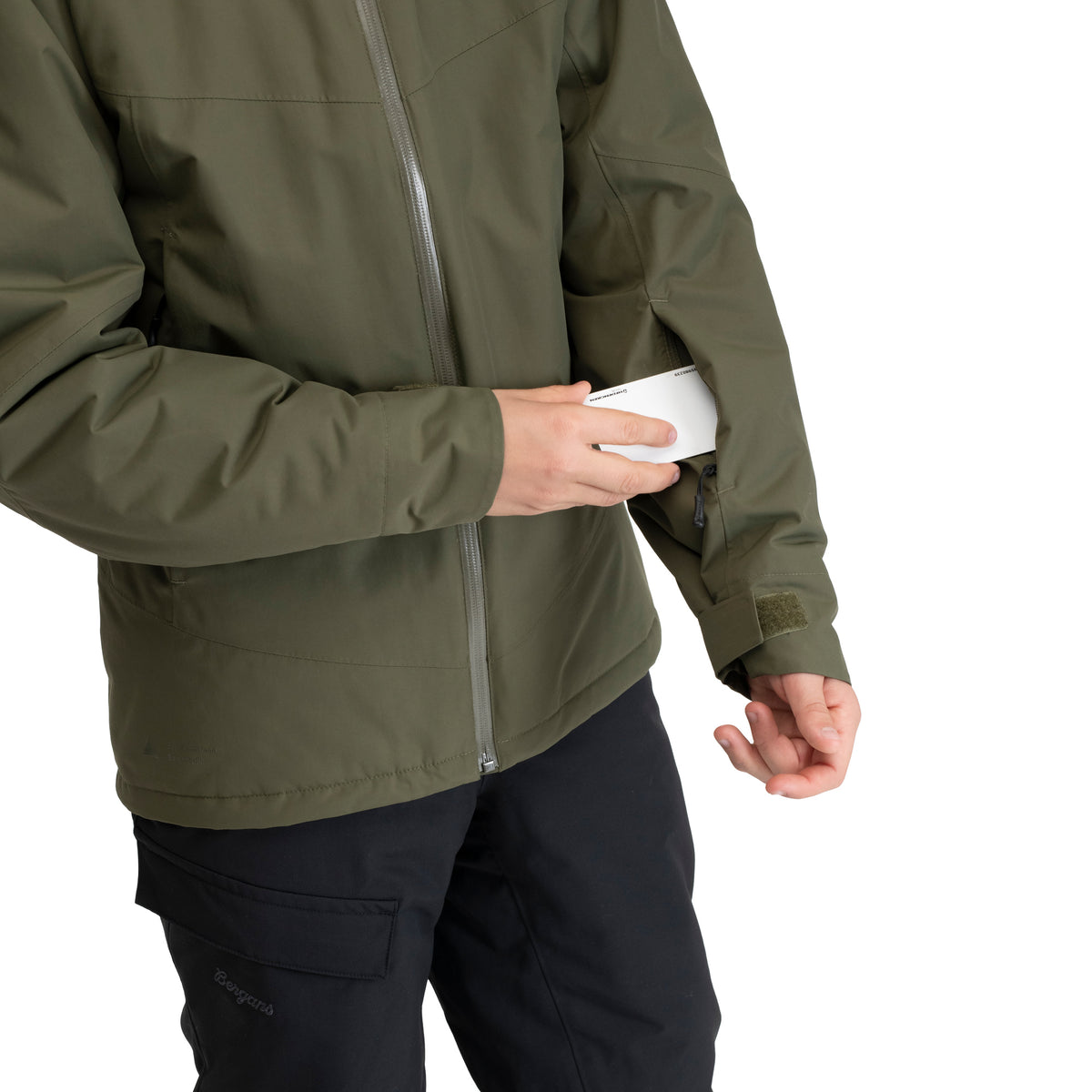 Bergans Storetind Insulated Shell Jacket Junior Pine Forest