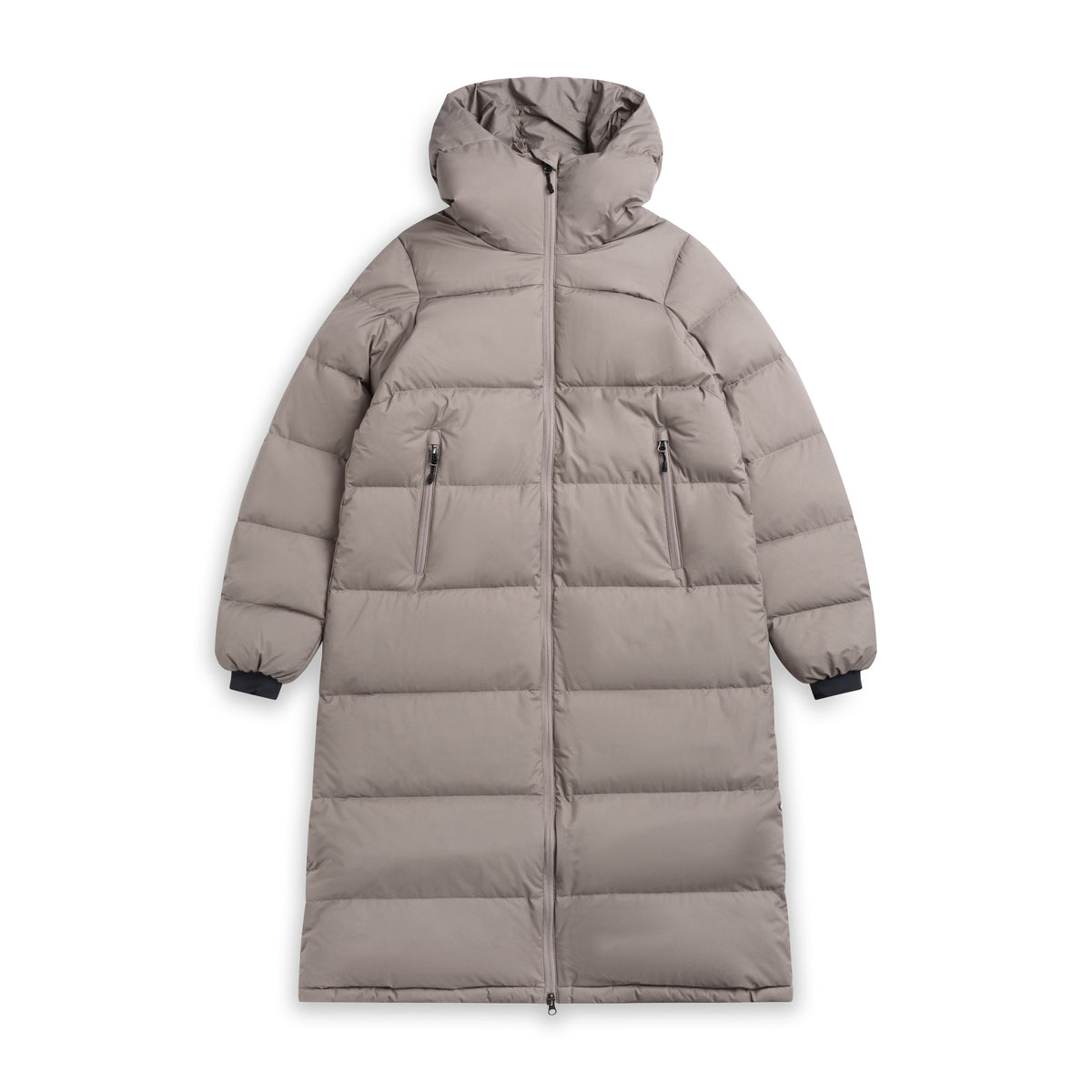 Bergans Oslo Down Long Coat Women Rock Taupe