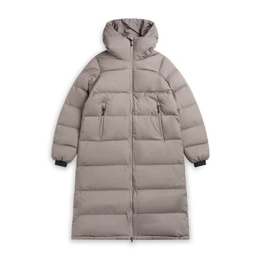 Bergans Oslo Down Long Coat Women Rock Taupe