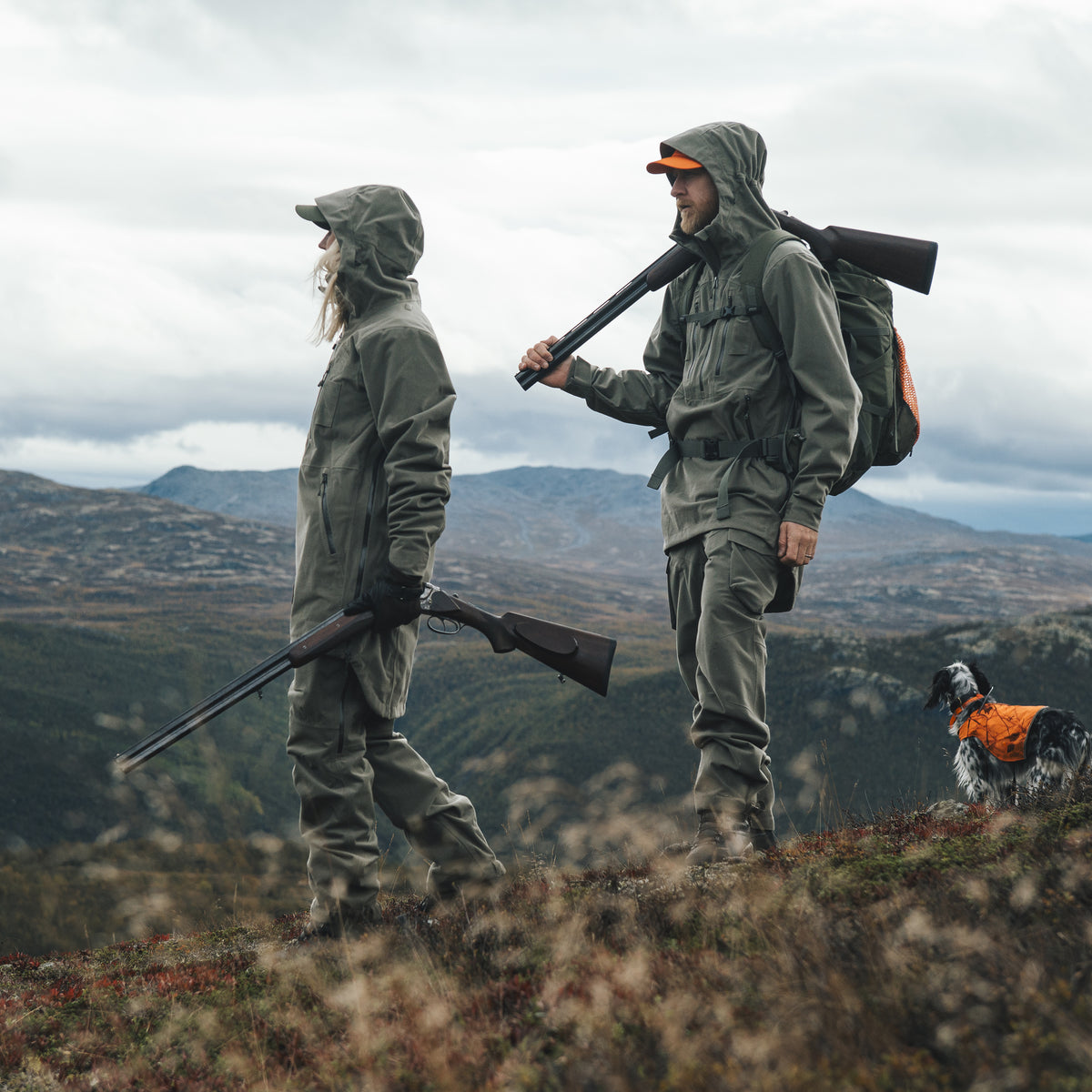 Bergans Hogna 3L Anorak Unisex Green Mud