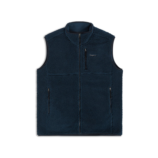Bergans Lunnan Pile Fleece Vest Men Navy Blue