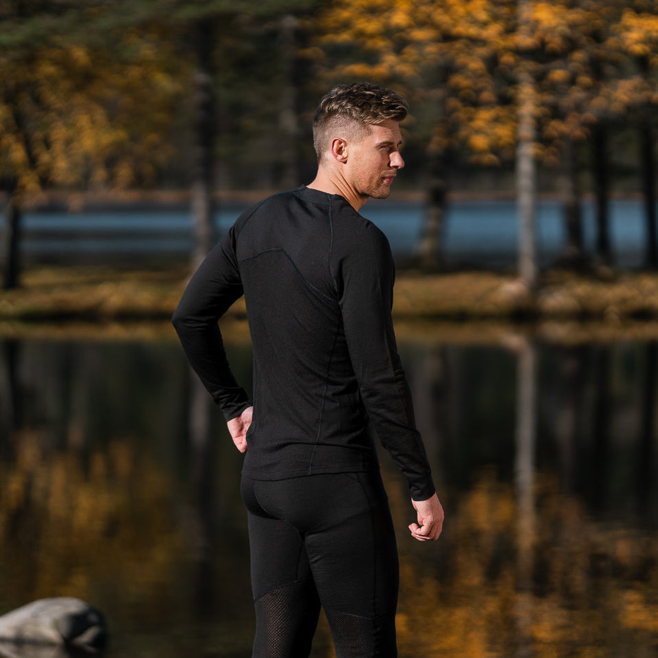 Bergans Inner:Pure Merino Long Sleeve Men Black
