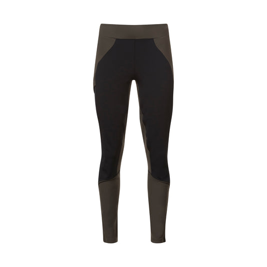 Bergans Fløyen Winter Tights Women Dark Green Mud / Black