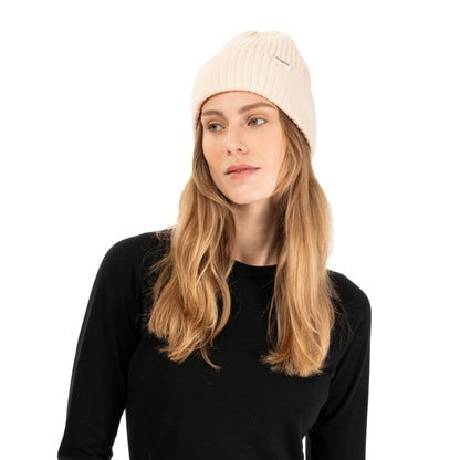 Bergans Nordmarka Merino Beanie Vanilla White