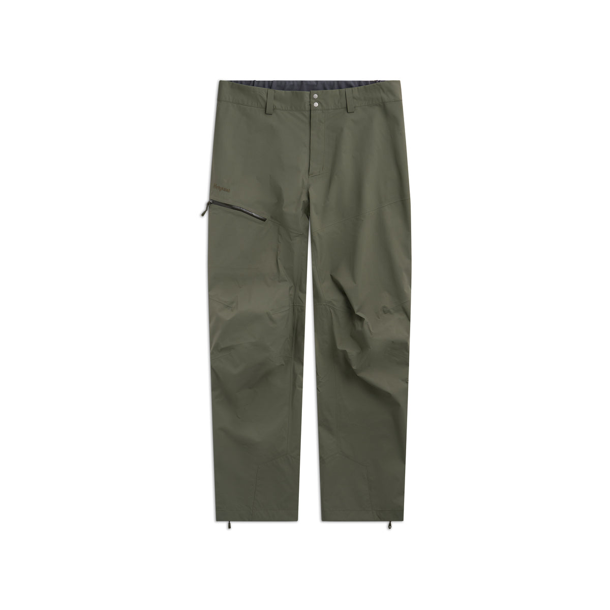 Bergans Hogna 2.5L Shell Pants Green Mud