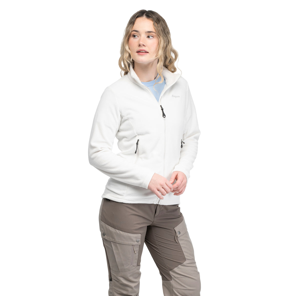 Bergans Finnsnes Fleece Jacket Women Arctic White