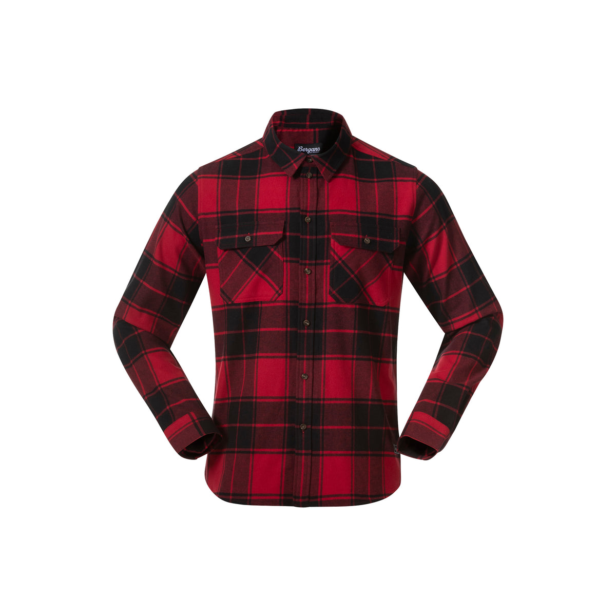 Bergans Nordmarka Flannel Shirt Men Red/Black Check