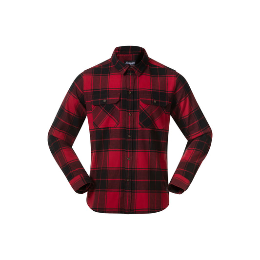 Bergans Nordmarka Flannel Shirt Men Red/Black Check