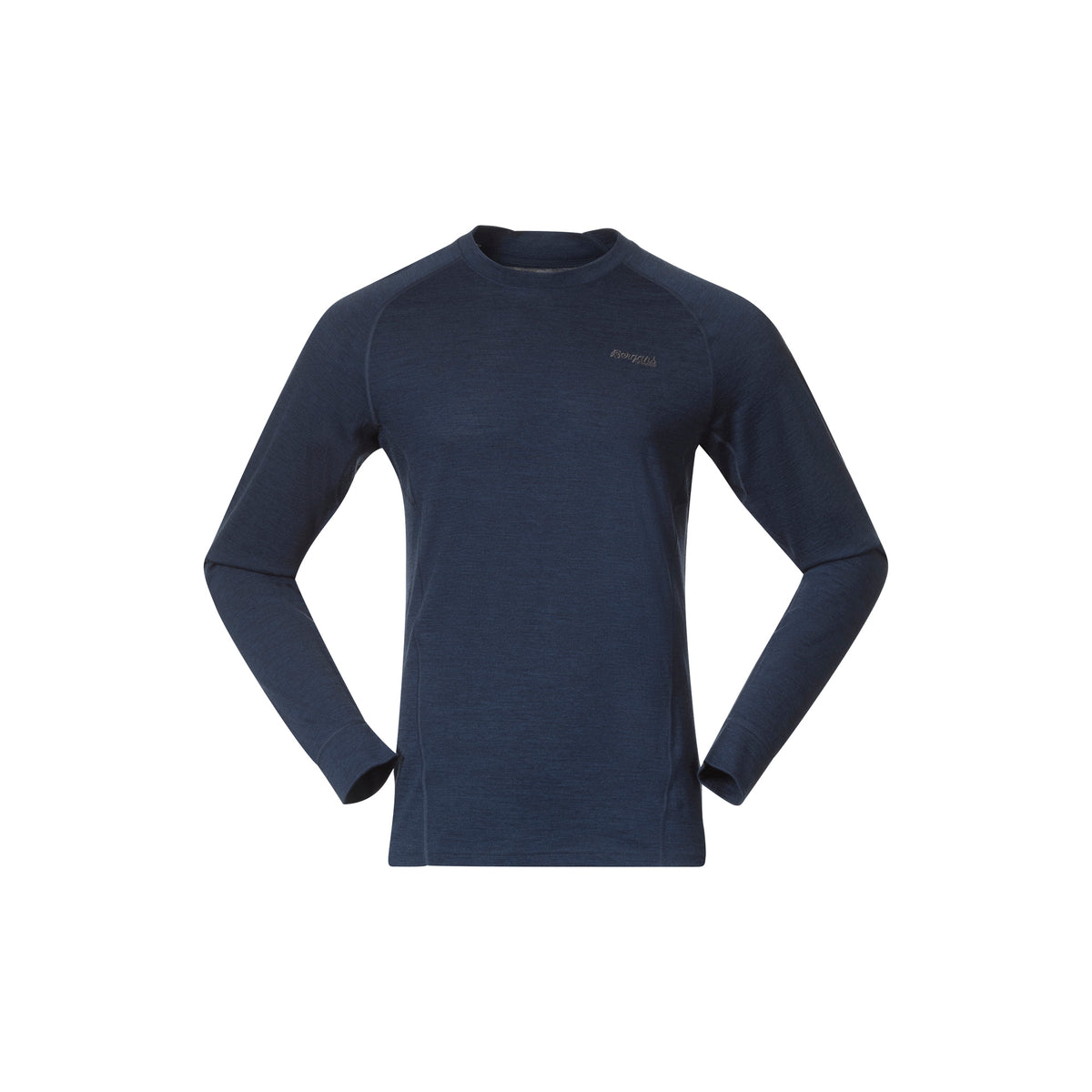 Bergans Inner:Pure Merino Long Sleeve Men Navy Blue