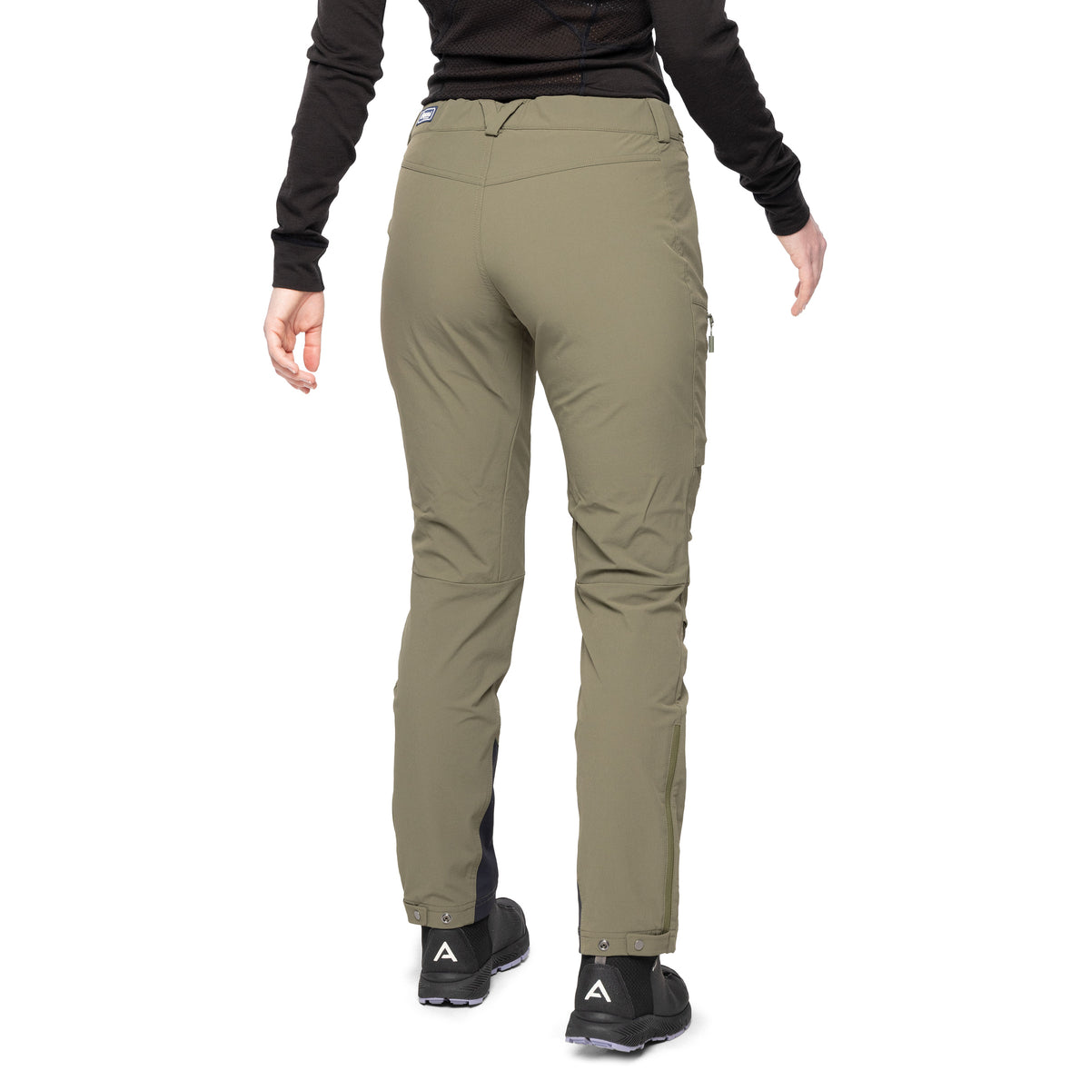 Bergans Breheimen Softshell Pants Women Dark Green Mud