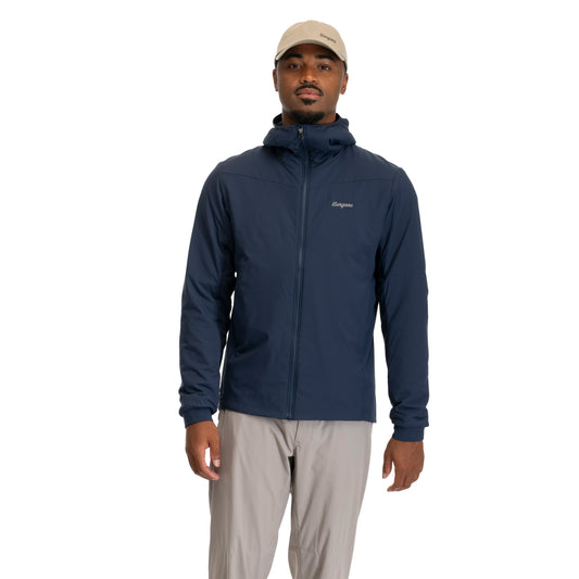 Bergans Holo Insulated Hood Jacket Men Navy Blue