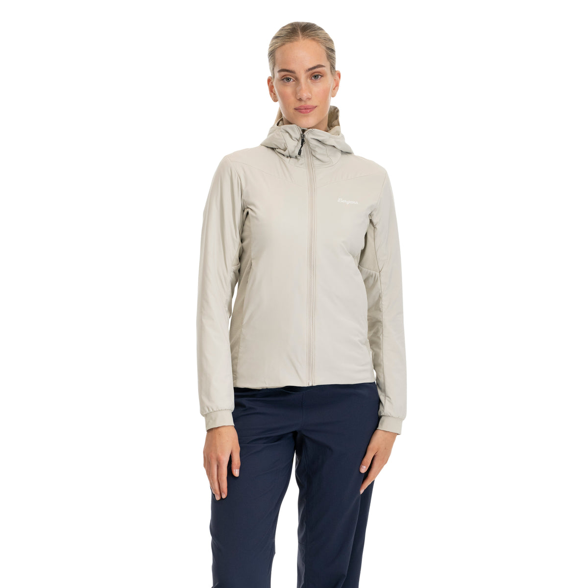 Bergans Holo Insulated Hood Jacket Women Coastal Sand
