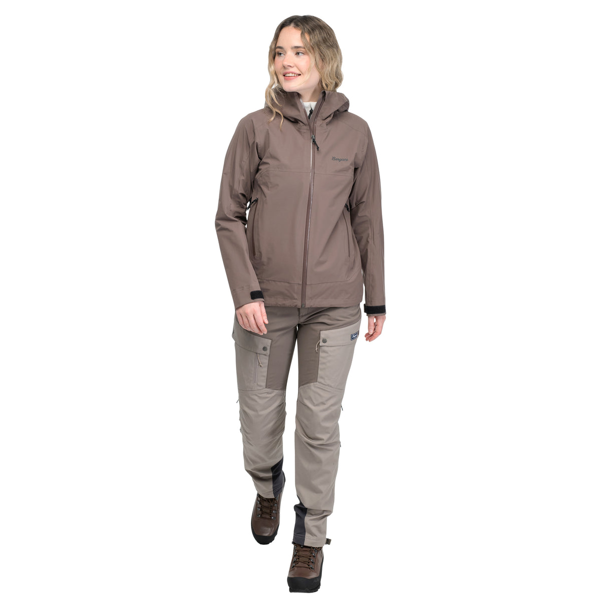 Bergans Vaagaa 3L Shell Jacket Women Hot Cocoa