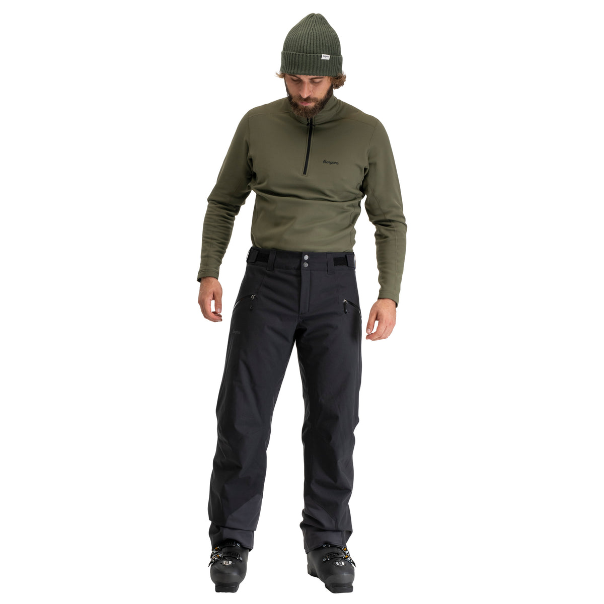 Bergans Oppdal Insulated Shell Pants Men Black