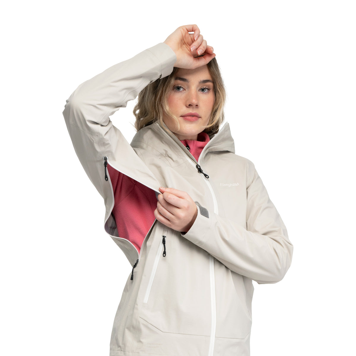 Bergans Essentials 3L Shell Jacket Women Coastal Sand