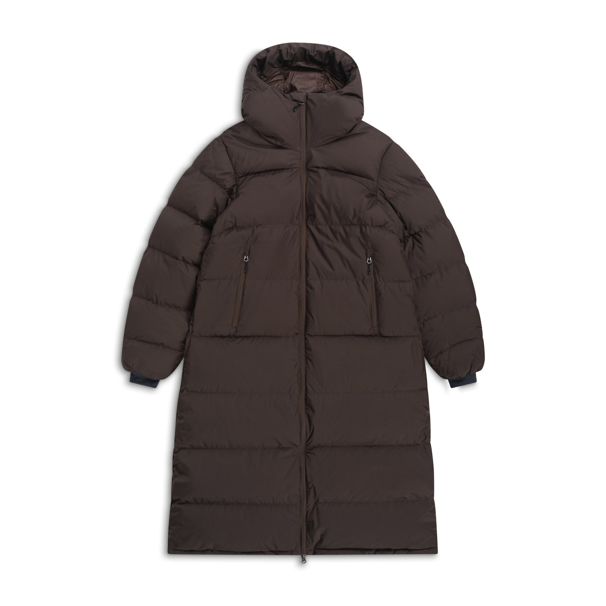 Bergans Oslo Down Long Coat Women Dark Chocolate
