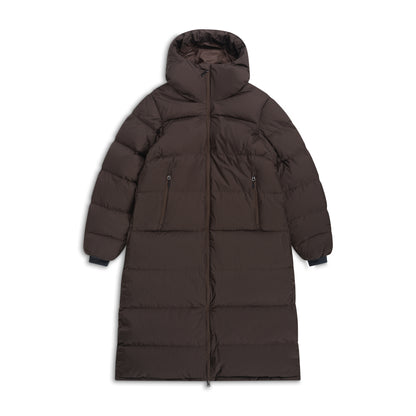 Bergans Oslo Down Long Coat Women Dark Chocolate
