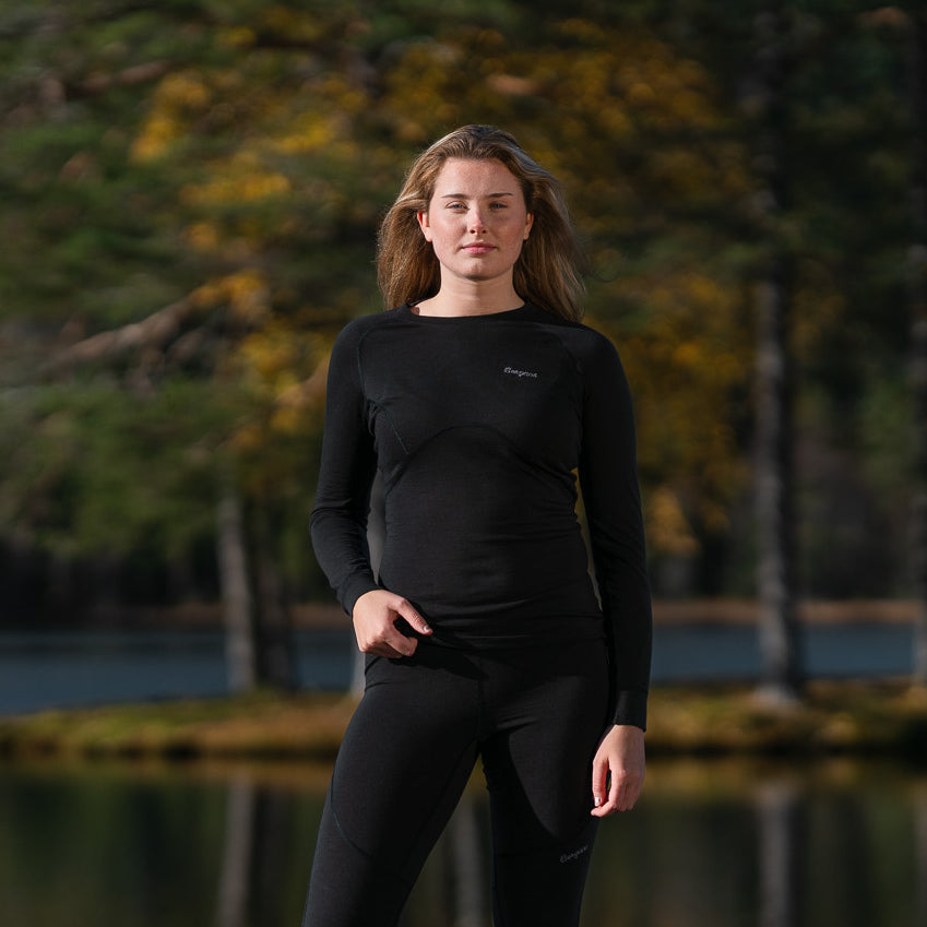 Bergans Inner:Pure Merino Long Sleeve Women Black
