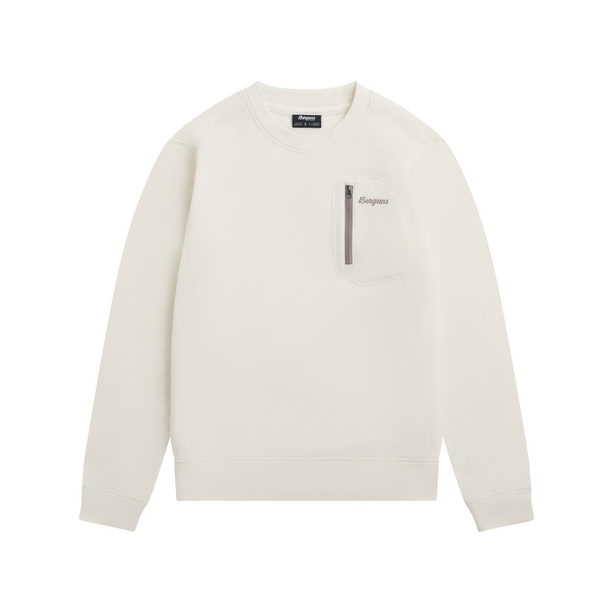 Bergans Midtli Midlayer Sweatshirt Women Vanilla White