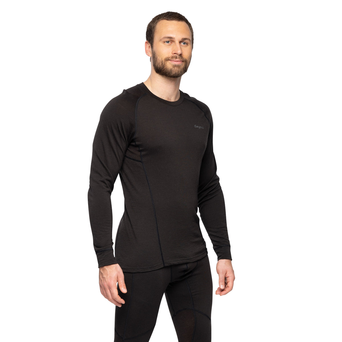 Bergans Inner:Pure Merino Long Sleeve Men Black