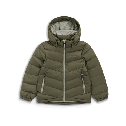 Bergans Kids Warm Down Jacket Green Mud