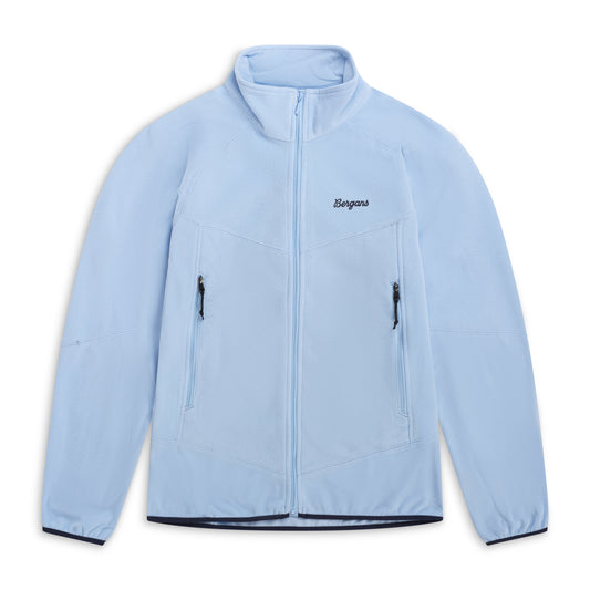 Bergans Junior Fleece Midlayer Jacket Cool Blue