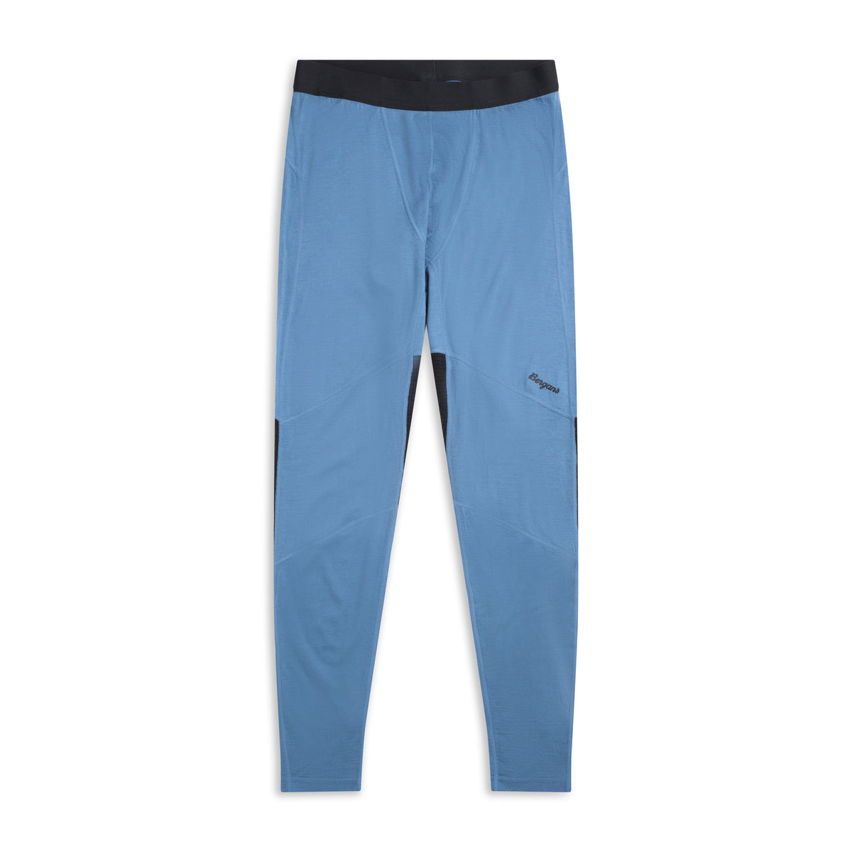 Bergans Inner:Pure Merino Tights Men Elemental Blue / Dark Shadow Grey