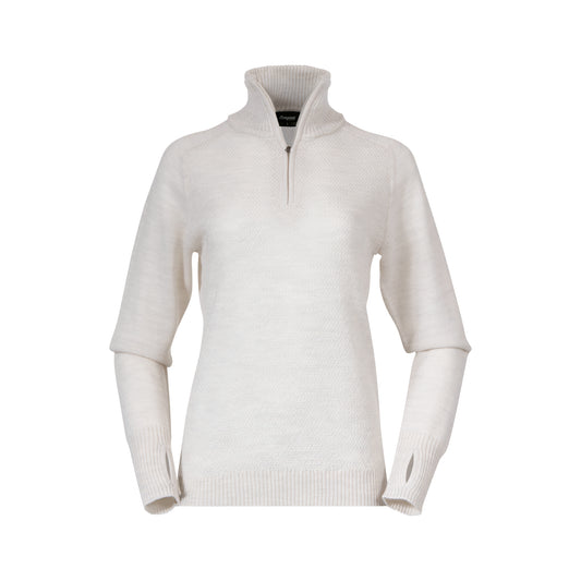Bergans Ulriken Light Merino Jumper Women Vanilla White