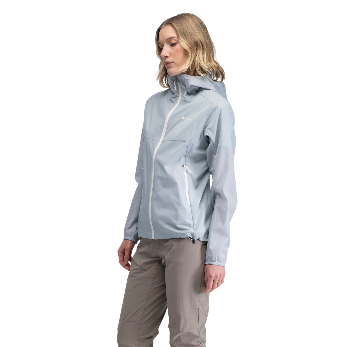 Bergans Rabot Windbreaker Jacket Women Pearl Grey