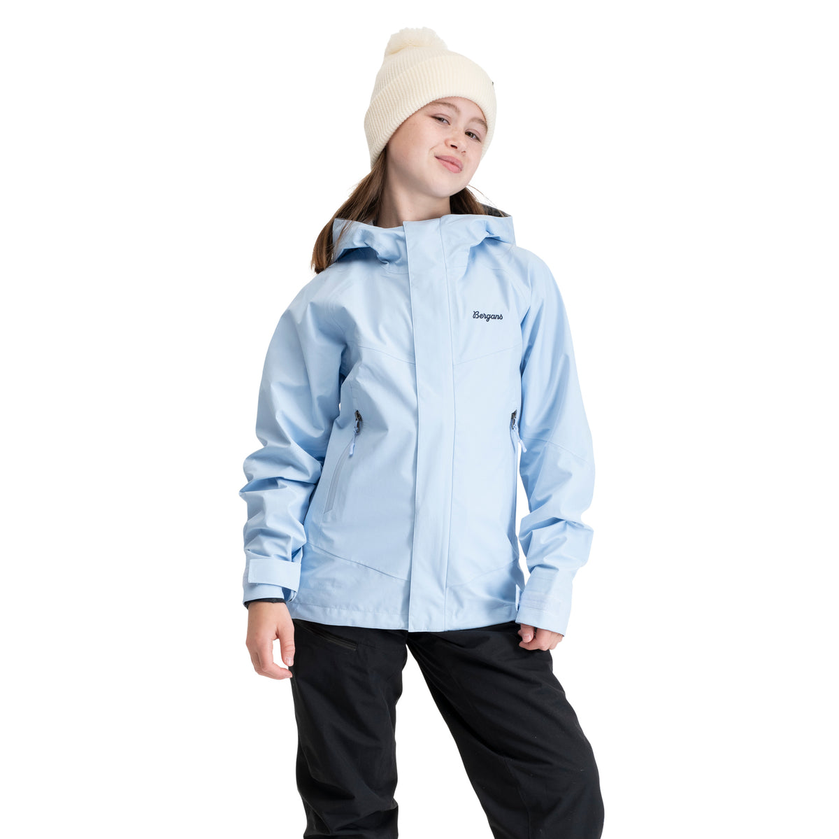 Bergans Junior 3L Shell Jacket Cool Blue