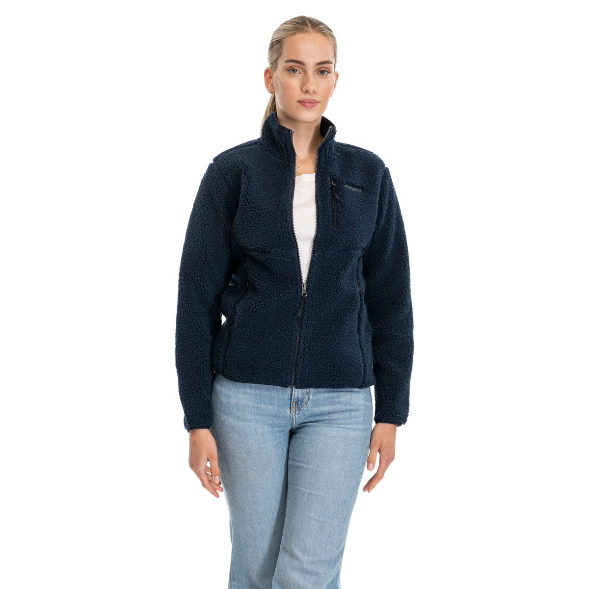 Bergans Lunnan Pile Fleece Jacket Women Navy Blue