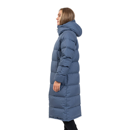 Bergans Oslo Down Long Coat Women Granite Blue